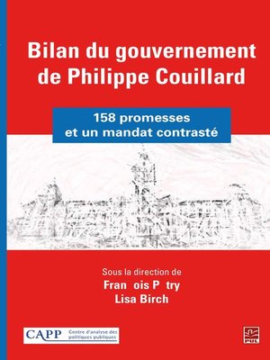 cover image of Bilan du gouvernement de Philippe Couillard